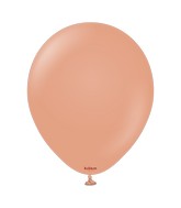 18" Kalisan Latex Balloons Standard Clay Pink (25 Per Bag)